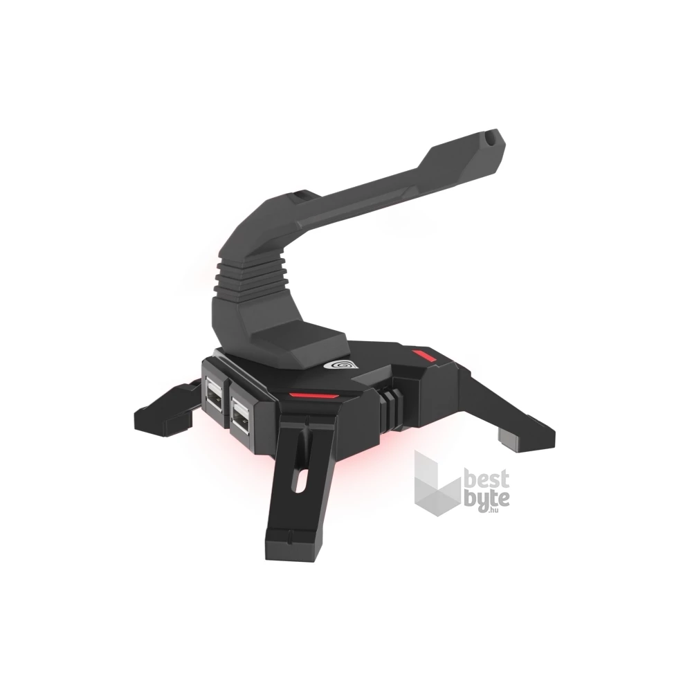 Genesis NBU-1441 Vanad 300 USB-s fekete gamer egérkábeltartó