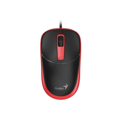 Genius DX-123 EU Vezetékes piros optikai egér