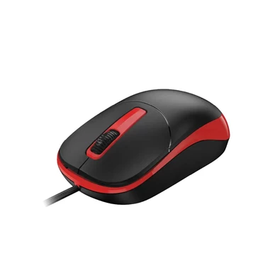 Genius DX-123 EU Vezetékes piros optikai egér