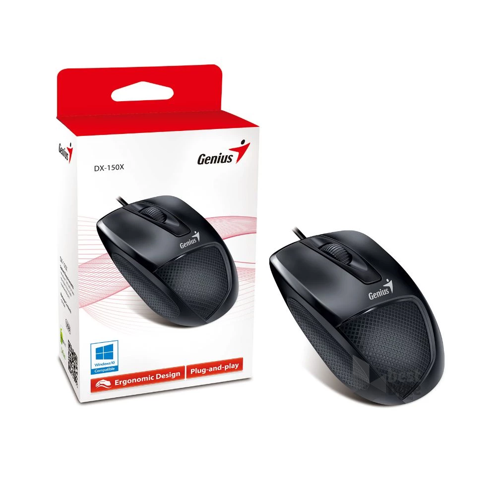 Genius DX-150x USB fekete egér