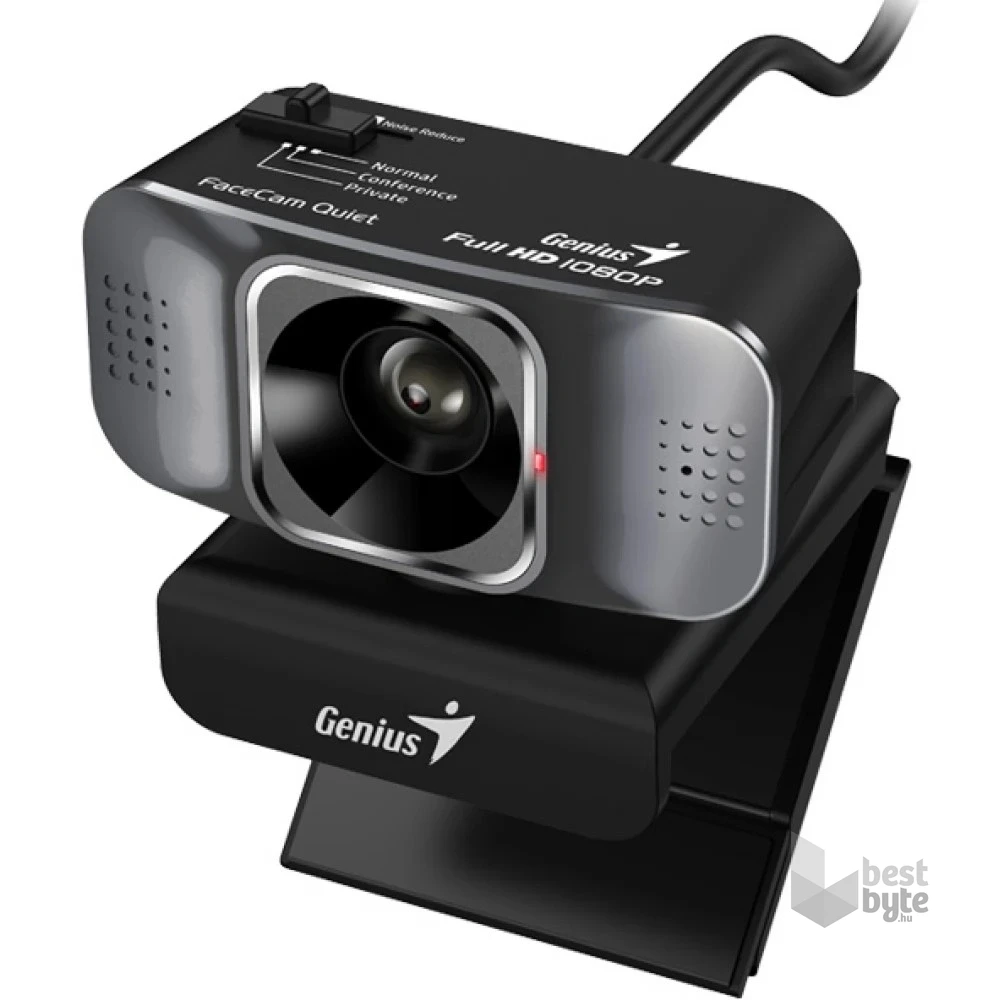 Genius Facecam Quiet  acélszürke webkamera