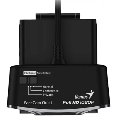 Genius Facecam Quiet  acélszürke webkamera