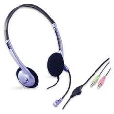 Genius HS-02B jack fekete-lila headset