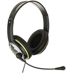 Genius HS-400A jack mikrofonos PC zöld headset