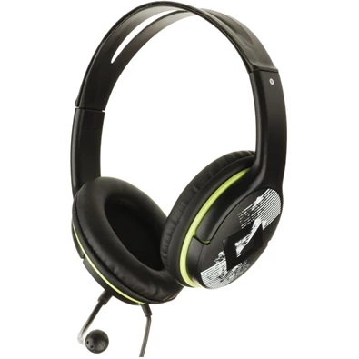 Genius HS-400A jack mikrofonos PC zöld headset