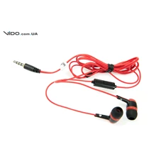 Genius HS-M225 mikrofonos piros fülhallgató