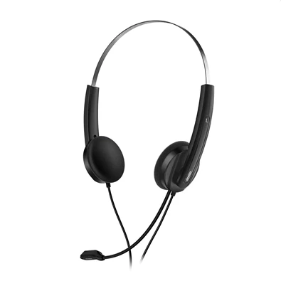 Genius HS-220U USB-C fekete headset Copilot gombbal