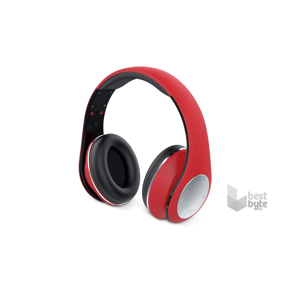 Genius HS-935BT összehajtható Bluetooth piros fejhallgató