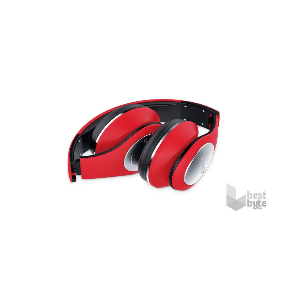 Genius HS-935BT összehajtható Bluetooth piros fejhallgató
