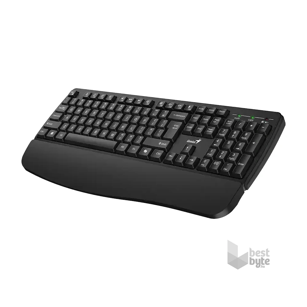 Genius KB-7123 HUN vezeték nélküli fekete billentyűzet