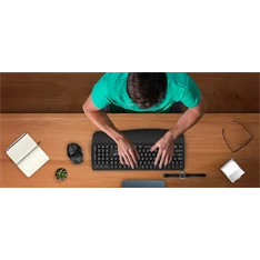 Genius KB-7123 HUN vezeték nélküli fekete billentyűzet