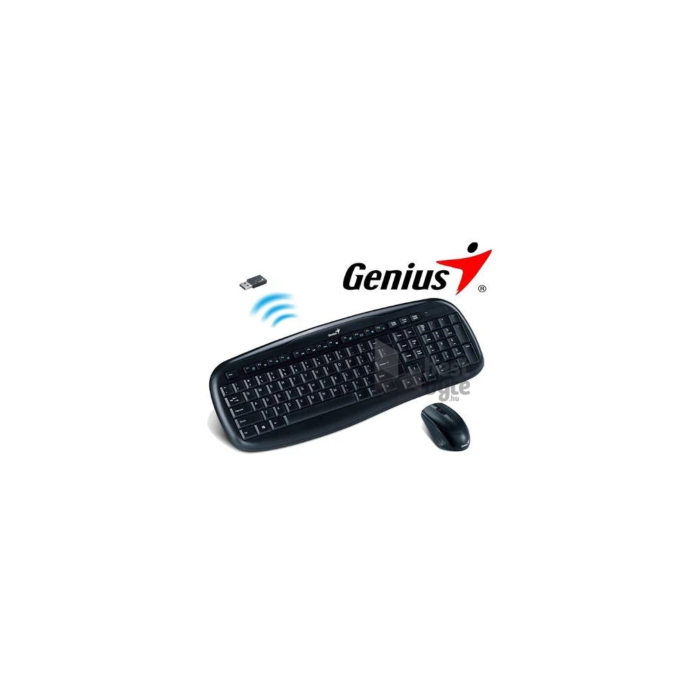 Genius KB-8000X HUN fekete vezeték nélküli billentyűzet + egér