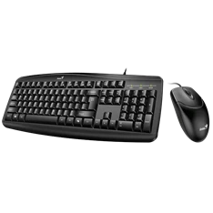Genius KM-200 SMART HUN fekete multimédiás billentyűzet + egér