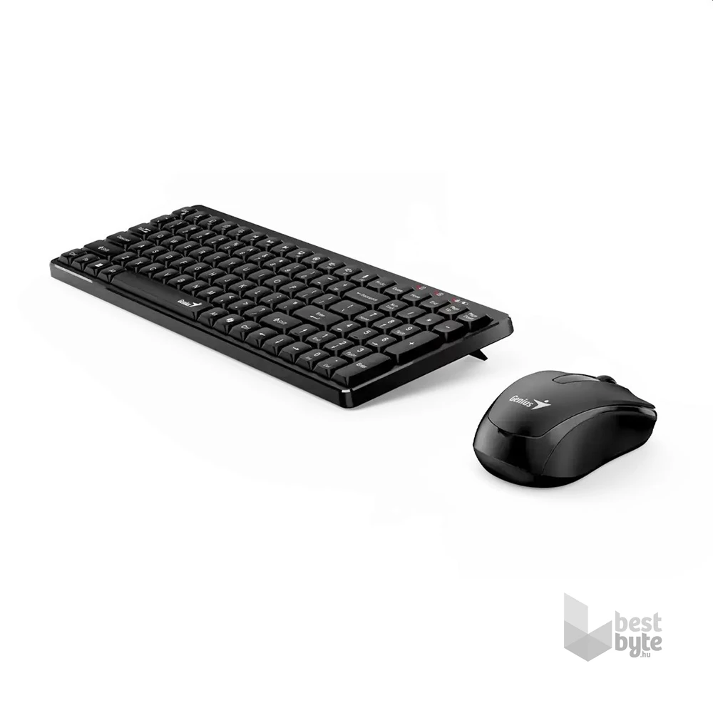 Genius LuxeMate Q8100 HUN vezeték nélküli fekete billentyűzet és egér