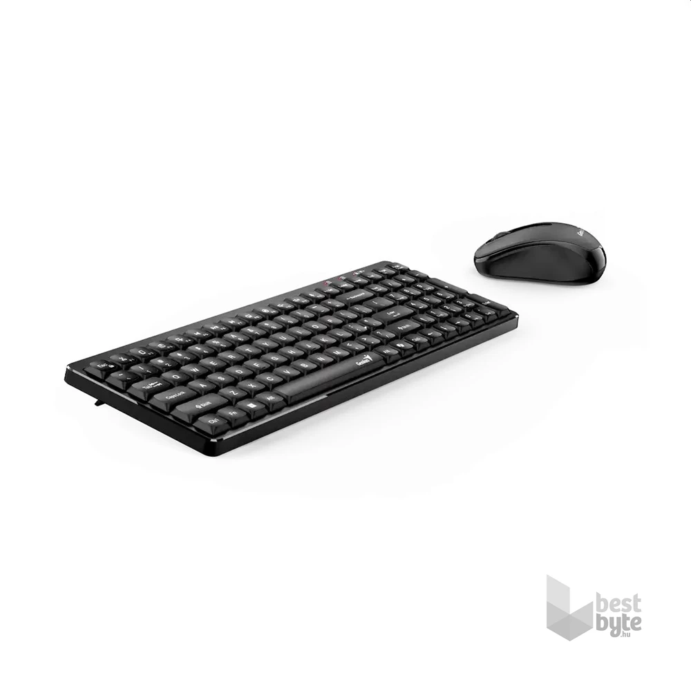 Genius LuxeMate Q8100 HUN vezeték nélküli fekete billentyűzet és egér