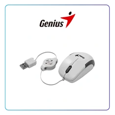 Genius MicroTraveler v2 USB fehér notebook egér