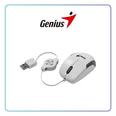 Genius MicroTraveler v2 USB fehér notebook egér