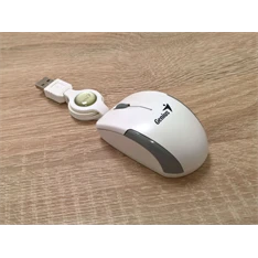 Genius MicroTraveler v2 USB fehér notebook egér