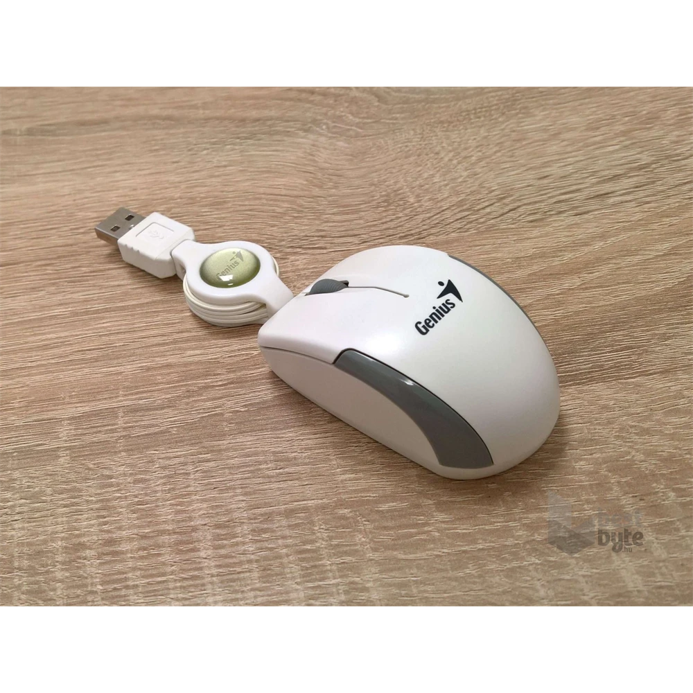 Genius MicroTraveler v2 USB fehér notebook egér