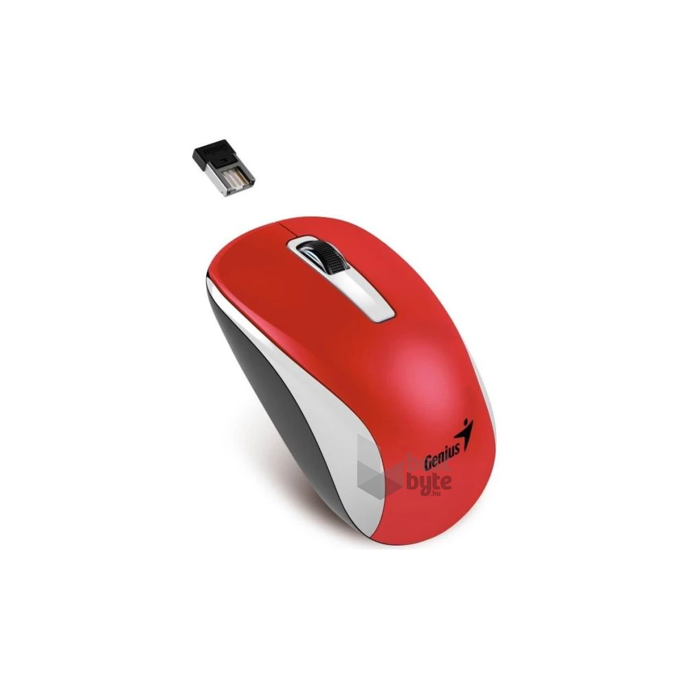 Genius NX-7010 BlueEye vezeték nélküli piros-fehér egér
