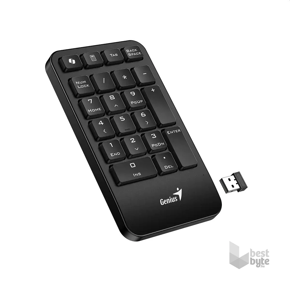 Genius NumPad 1000 fekete vezeték nélküli numerikus pad