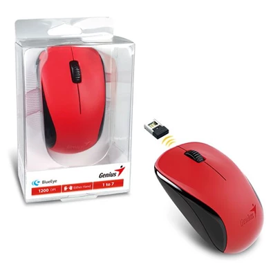 Genius Nx-7000 USB piros vezeték nélküli egér