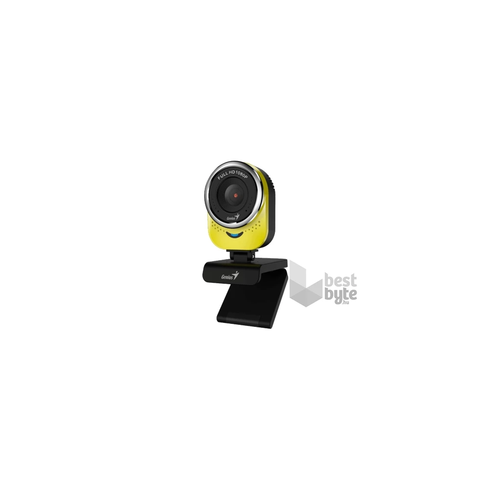Genius Qcam 6000 1080p sárga webkamera