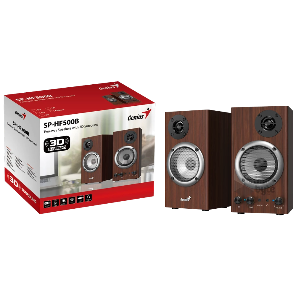 Genius SP-HF500B 2.0 16W fa hangszóró