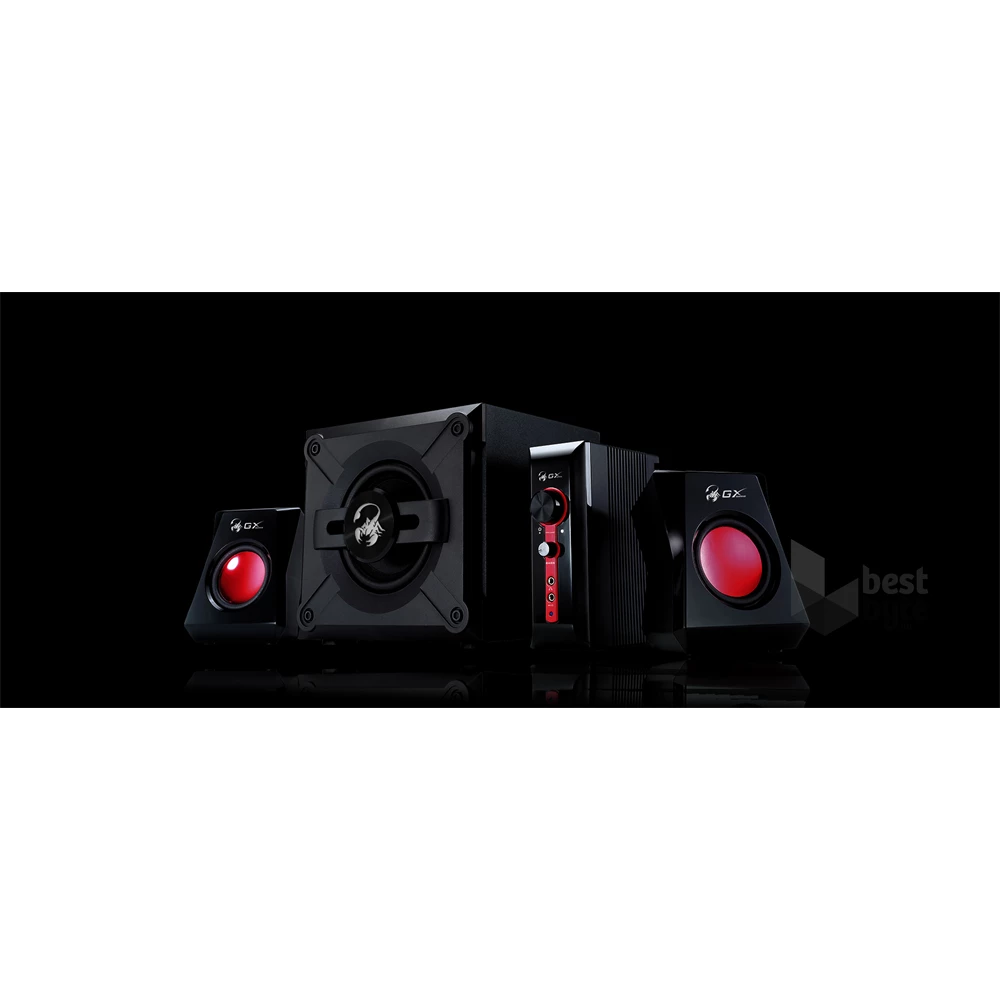Genius SW-G2.1 1250 II 2.0 jack 36W fekete gamer hangszóró