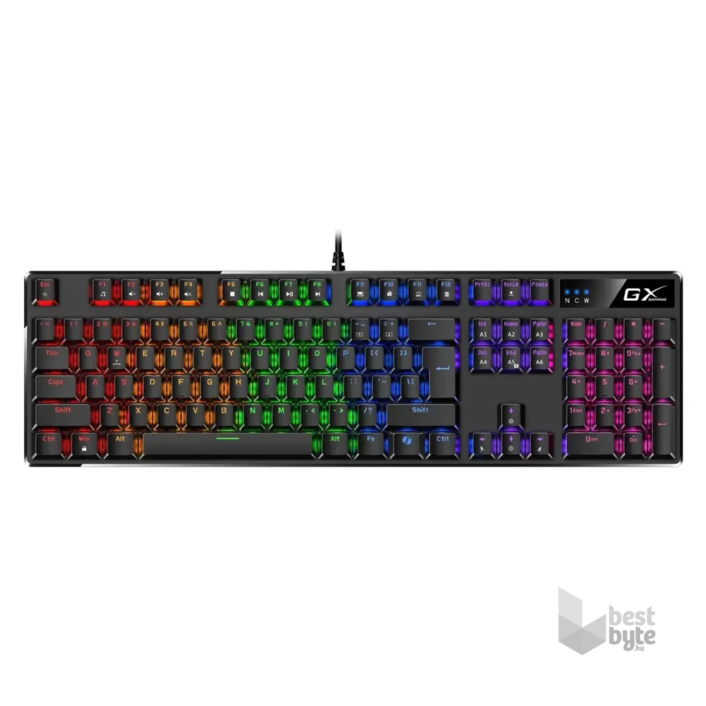 Genius Scorpion K12 Gamer billentyűzet Copilot gombbal – US kiosztás