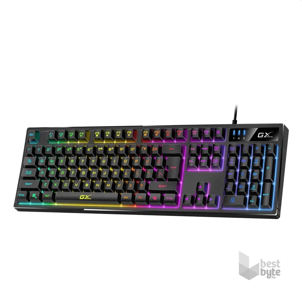 Genius Scorpion K7 HUN RGB/AI fekete vezetékes gamer billentyűzet