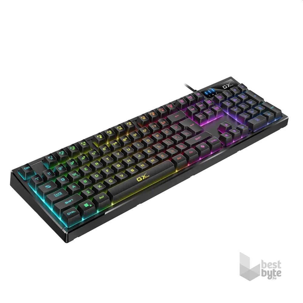 Genius Scorpion K7 HUN RGB/AI fekete vezetékes gamer billentyűzet