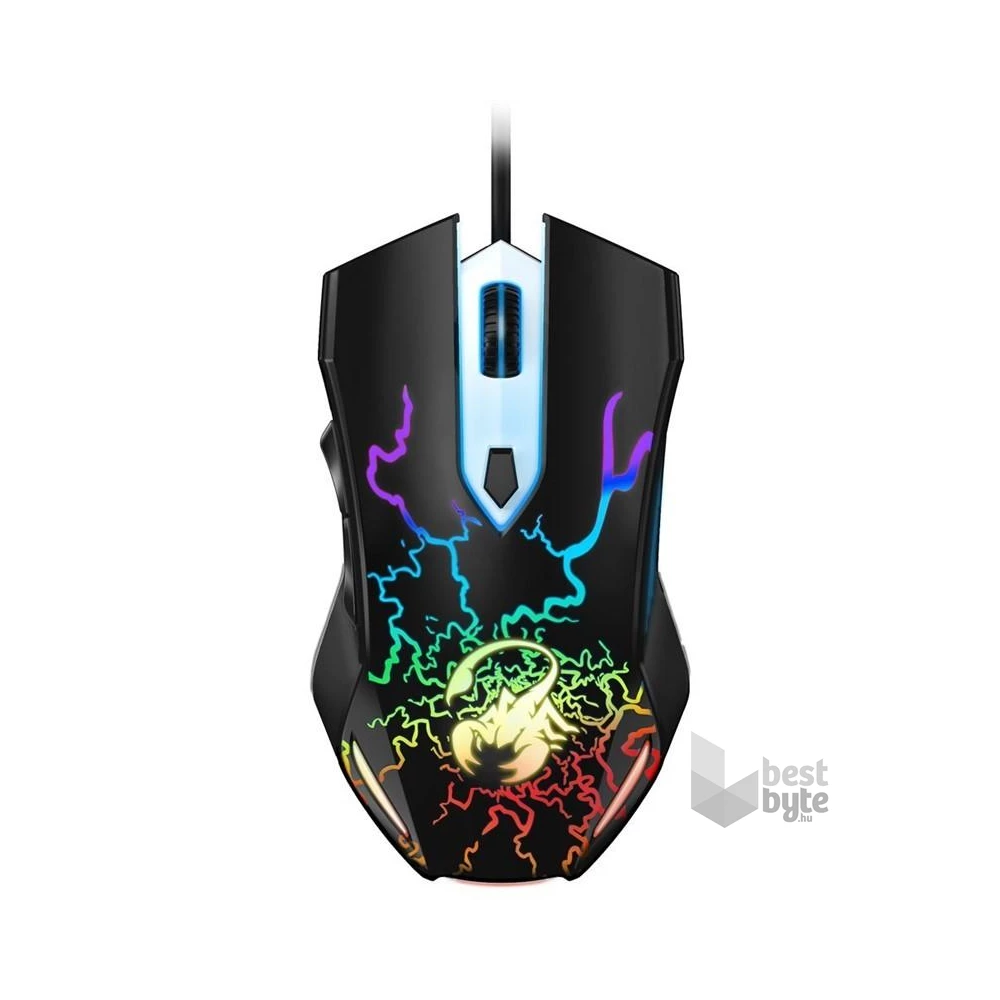Genius Scorpion Spear fekete gamer egér