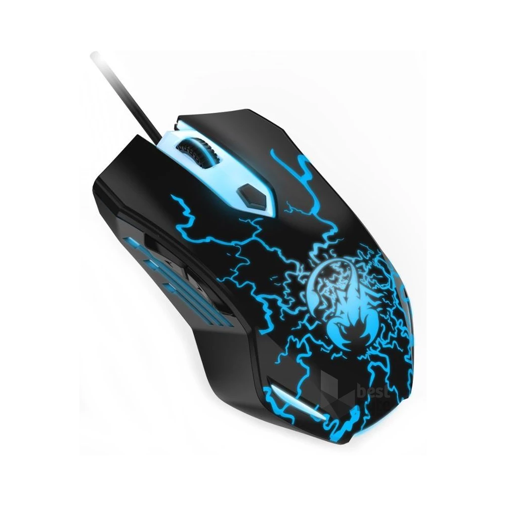 Genius Scorpion Spear fekete gamer egér