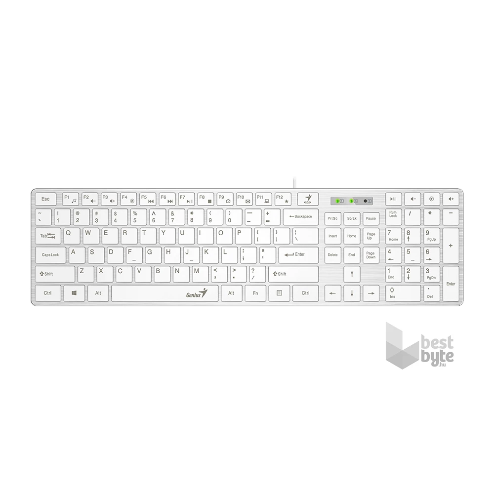 Genius SlimStar 126 HUN fehér billentyűzet