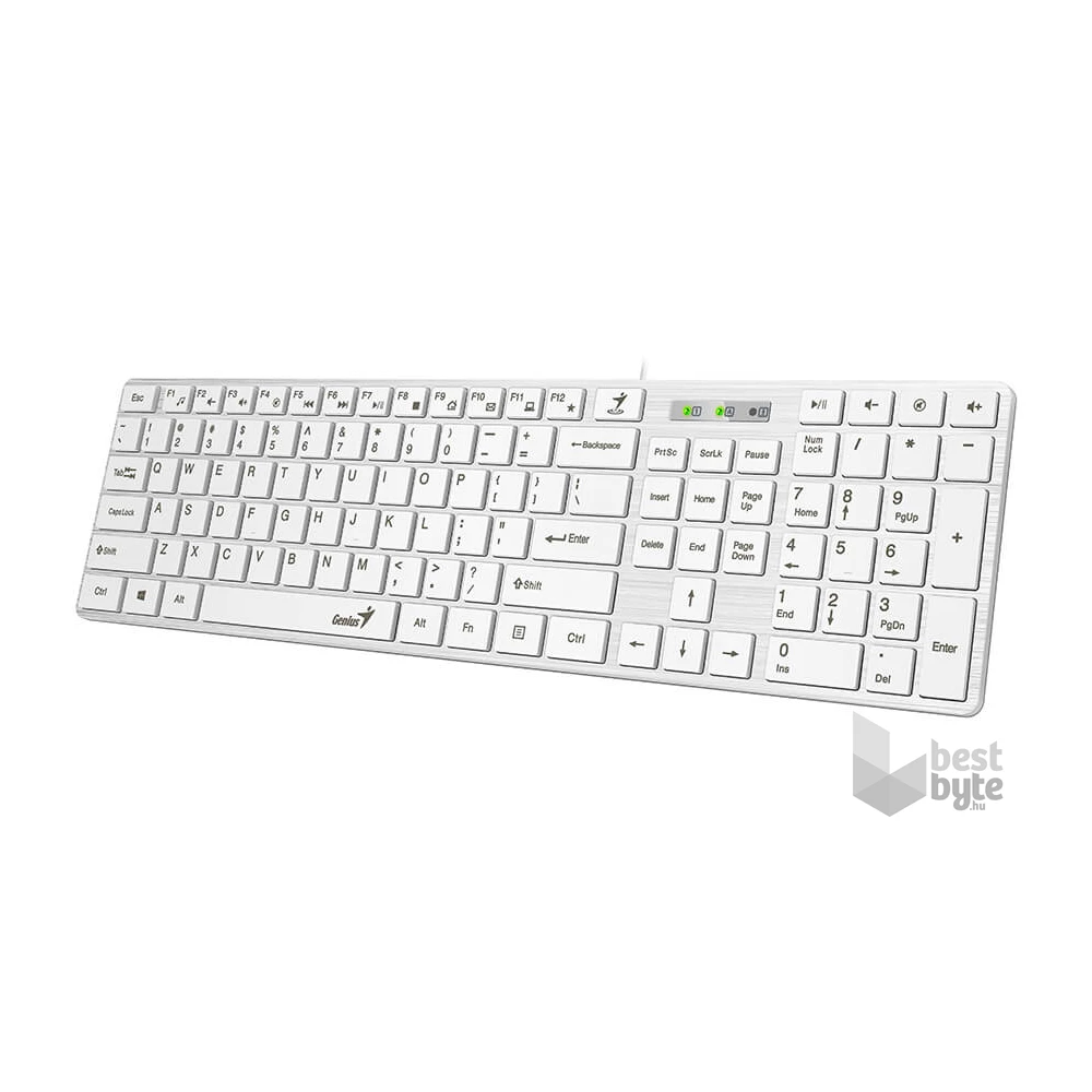 Genius SlimStar 126 HUN fehér billentyűzet