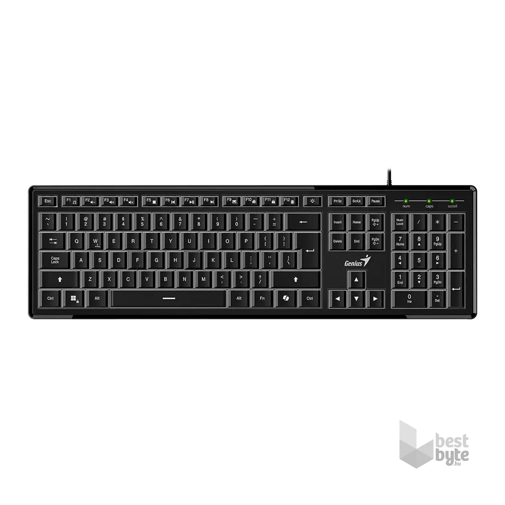 Genius SlimStar 820 Magyar háttérvilágításos slim billentyűzet Copilot gombbal