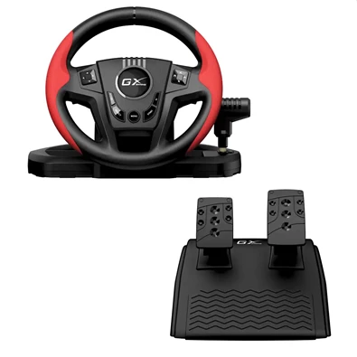 Genius SpeedMaster 270° fekete versenykormány váltó + pedál