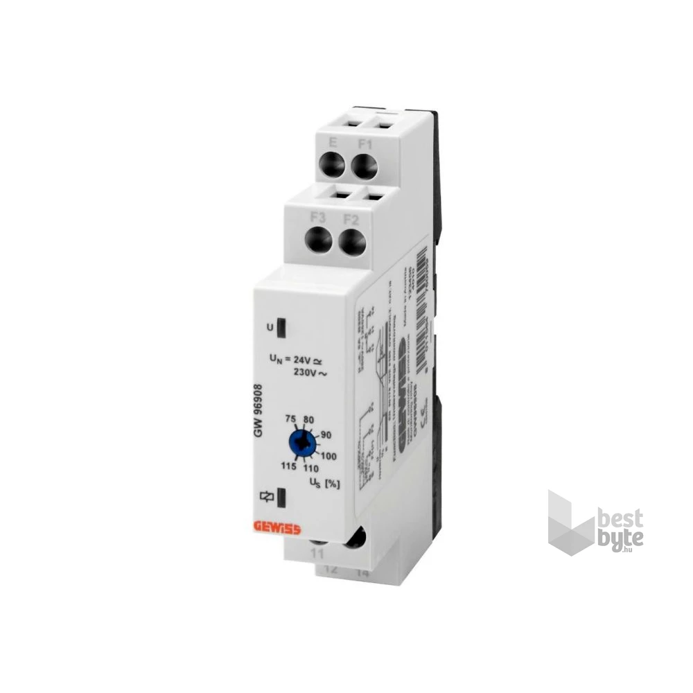 Gewiss 230-24V AC/DC 1v 90AM feszültségvédő relé