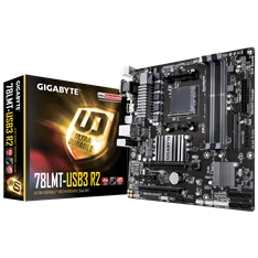 Gigabyte 78LMT-USB3 R2 AMD 760G/SB710 Socket AM3+ mATX alaplap