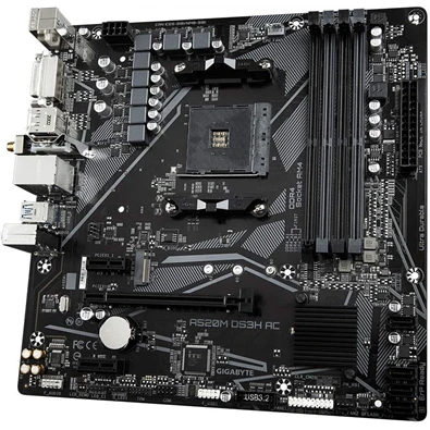 Gigabyte A520M DS3H AC AMD A520 AM4 mATX alaplap