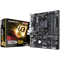 Gigabyte AX370M-DS3H AMD X370 SocketAM4 mATX alaplap