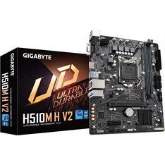 Gigabyte Alaplap - Intel H510M H V2 s1200 (H470, 2xDDR4 2660MHz, 1xGBE LAN, 4xSATA3, M.2, 4xUSB2.0, 2xUSB3.2)