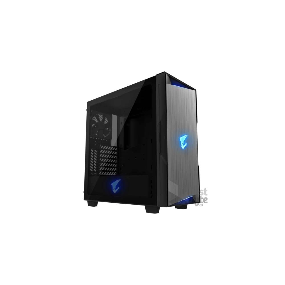 Gigabyte Aorus C300 Glass fekete (táp nélküli) ablakos mATX ház