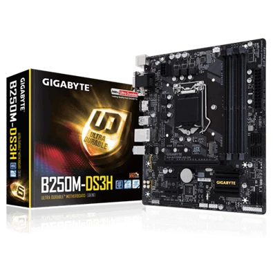 Gigabyte B250M-DS3H Intel B250 LGA1151 mATX alaplap