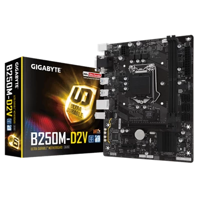 Gigabyte B250M-D2V Intel B250 LGA1151 mATX alaplap