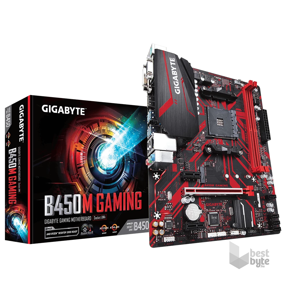 Gigabyte B450M-GAMING AMD B450 SocketAM4 mATX alaplap