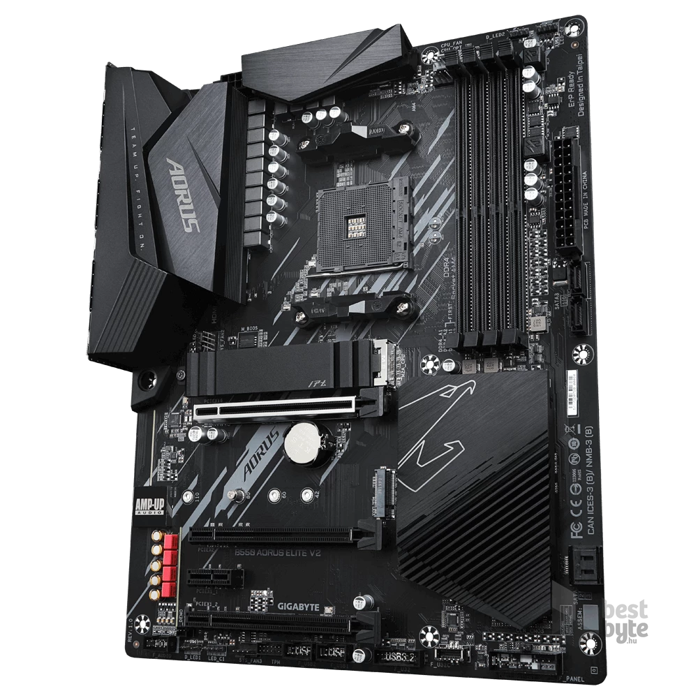 Gigabyte B550-AORUS-ELITE V2 AMD B550 SocketAM4 ATX alaplap
