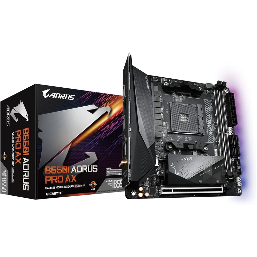 Gigabyte B550I AORUS PRO AX AMD B550 AM4 mini-ITX alaplap