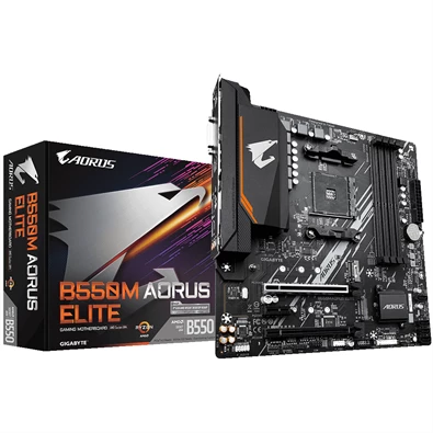 Gigabyte B550M-AORUS-ELITE AMD B550 SocketAM4 mATX alaplap